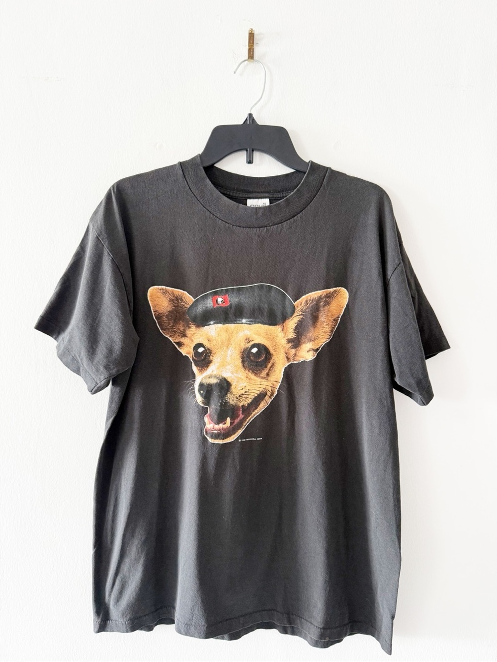 Vintage 1998 Single Stitch Taco Bell Chihuahua Viva Gorditas Promo Tee T-Shirt L